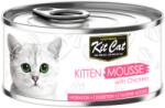 Kit Cat Hrana umeda pentru pui de pisica, Kit Cat Kitten, Mousse de Pui, 80g - shop4pet