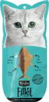 Kit Cat Recompense lichde pentru pisici Kit Cat Fillet Fresh, ton si fibre, hairball, 30g - shop4pet