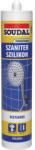 Soudal Szaniter Szilikon, transzparens 280 ml 153418/172541 (153418/172541)