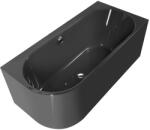 SAPHO POLYSAN ASTRA R MONOLITH aszimmetrikus kád, 160x75x60cm, szürke (34611M. 30) (sapho astra)