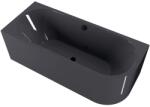 SAPHO POLYSAN VIVA L MONOLITH aszimmetrikus kád, 180x75x60cm, szürke (72099M. 30) (sapho viva)
