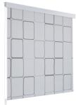 vidaXL kockamintás zuhanyroló 100 x 240 cm (142848)
