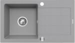 Pyramis Next gránit mosogató 76x44 cm szürke/grafit/onix 070053701 (070053701)