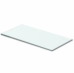 vidaXL 40x15 cm átlátszó panel üvegpolc (243813)