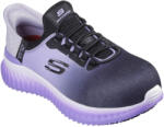 Skechers Slip-ins Work: Tilido - Ombray női munkavédelmi cipő S1 PL SR ESD (108152EC_BKPR40)