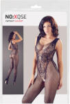 NO: XQSE - body negru tip plasă, fără mâneci, deschis - S-L