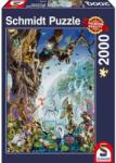 Schmidt Spiele A vízi tündérek völgyében 2000db-os puzzle (57386)