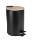 Jotta Cos de gunoi cu pedala 3L, negru, Scandic (50748) Cos de gunoi