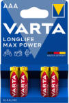 VARTA Longlife Max Power Alkáli Mikro Elem AAA B4