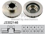 NIPPARTS Disc frana NIPPARTS J3302146 (J3302146)