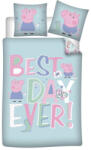  Peppa malac Best Day ágyneműhuzat 140×200cm, 63×63 cm microfibre