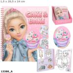 TOPModel CAKE and BAKE Kifestőkönyv Flitterekkel