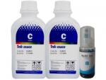 Ink-Mate Set Flacon Cerneala InkMate Compatibil Epson (103) 2x500ml Cyan, 1x70ml Cyan cu picurator