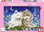 Schmidt Spiele - Puzzle Prieteni lupi drăgălași - 200 piese Puzzle