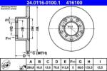 ATE Disc frana ATE 24.0116-0100.1 (24.0116-0100.1)