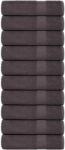 vidaXL Кърпи за душ FROGN 10 бр. Антрацит 70x140 см 360 г/м2 (136687)