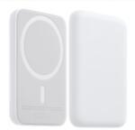  BeSmart MagSafe CO2 19622 външна безжична батерия, 5000 mAh, 15 W, бяла