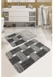Chilai Home Set covorase de baie 3 piese Chilai Home Piazza Grey Covor baie