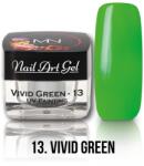 Mystic Nails Festő Színes Zselé - 13 - Vivid Green (HEMA-free) - 4g
