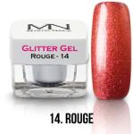 Mystic Nails Csillám Zselé - no. 14. - Rouge - 4g