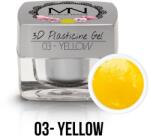 Mystic Nails 3D Gyurma Zselé - 03 - Yellow - 3, 5g