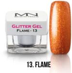 Mystic Nails Csillám Zselé - no. 13. - Flame - 4g