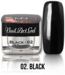 Mystic Nails Festő Színes Zselé - 02 - Black (HEMA-free) - 4g