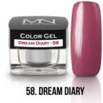 Mystic Nails Színes Zselé - 58 - Dream Diary - 4g