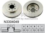 NIPPARTS Disc frana NIPPARTS N3304049 (N3304049)