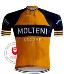REDTED Vintage molteni narancssárga kerékpáros mez 3XL fehér|fekete