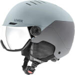 uvex Wanted Visor sísisak gleccser/orrszarvú matt/tükör ezüst füst 54-58 cm 54-58 CM fehér|szürke