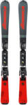 Nordica Gyermek lesiklóléc Nordica Team J R + J4.5 FDT szürke/piros 120 cm 120 CM fekete|szürke