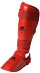 ADIDAS Sípcsont és lábfejvédő karatésoknak S vörös