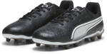 PUMA King Match Fg/Ag Jr. gyerek focicipő fehér|fekete