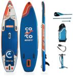 COASTO Felfújható SUP board / stand up paddle board túrázáshoz - Nautilus 11'8" fehér|kék|narancssárga