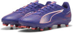 PUMA ULTRA 5 PLAY FG/AG futballcipő PUMA Lapis Lazuli White Sunset Glow Blue Pink 40 fehér|kék|rózsaszín