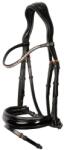Harrys Horse Harry's Horse Lacque II angol kombinált lovagló kantár fekete