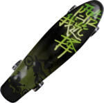 Action Penny Board könnyű kerekekkel 22'', Biker fekete|zöld
