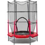 ACTION ONE Trambulin biztonsági hálóval 140 cm vörös