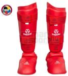 HAYASHI Lábfejes lábszárvédő, WKF, Hayashi, karate, piros 2XL vörös