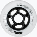 Powerslide Spinner 84mm/88A görkorcsolya kerekek 4 db. fehér