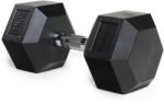 TREXO Hex gumírozott súlyzó 20 kg 20 KG fekete