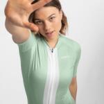 SIROKO Női ultrakönnyű mez Cycling SIROKO M3 Senda XL fehér|zöld