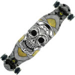 ACTION ONE Longboard Action One, 80 x 20 cm, Silver Death szürke