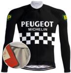 REDTED Vintage Peugeot kerékpráos mez - REDTED - Fekete L fehér|fekete