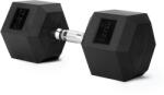 XTREXO Hex gumírozott súlyzó 27, 5 kg fekete