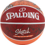 Spalding Kosárlabda Sketch Drible Ball, 7-es méret 7 narancssárga|vörös