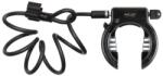 XLC Rahmenschloss Fantomas II LO-F02 + Kabel 1800x10mm fekete