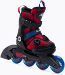 K2 Gyerek állítható gyorsfűzős görkorcsolya - K2 Raider Boa black/red 39 kék|vörös