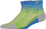 ASICS Uniszex zokni, ASICS Performance Run Sock Quarter, zöld 47 zöld